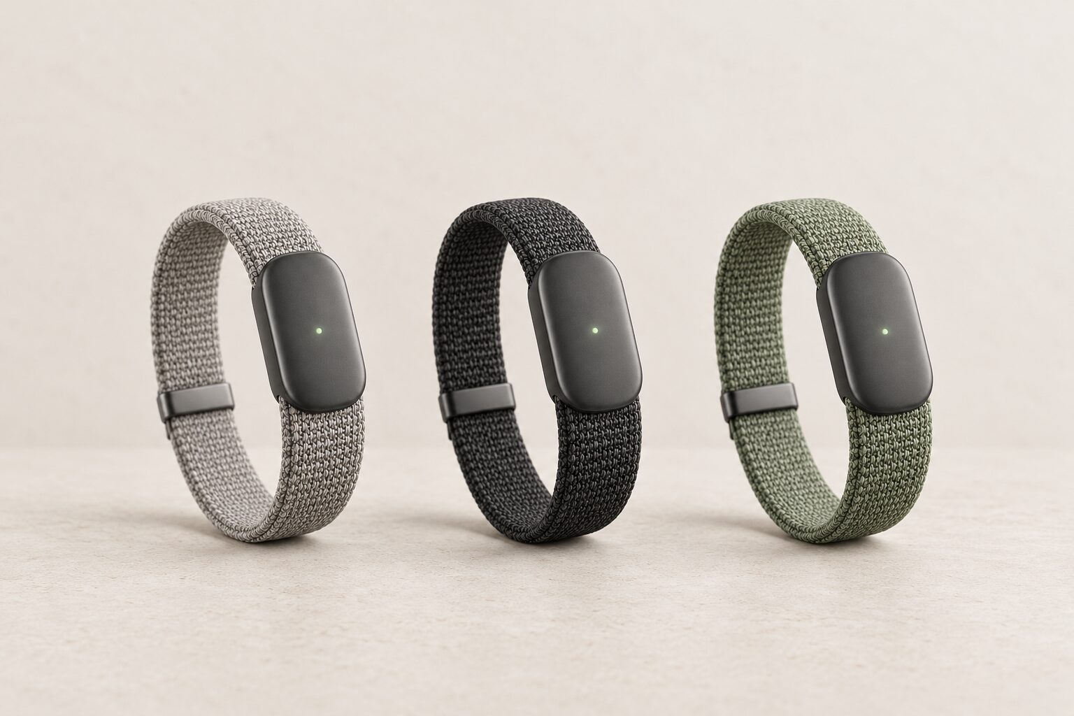 esarin in three colors: stone, graphite and sage.